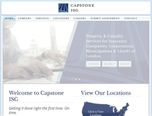 Tablet Screenshot of capstoneisg.com